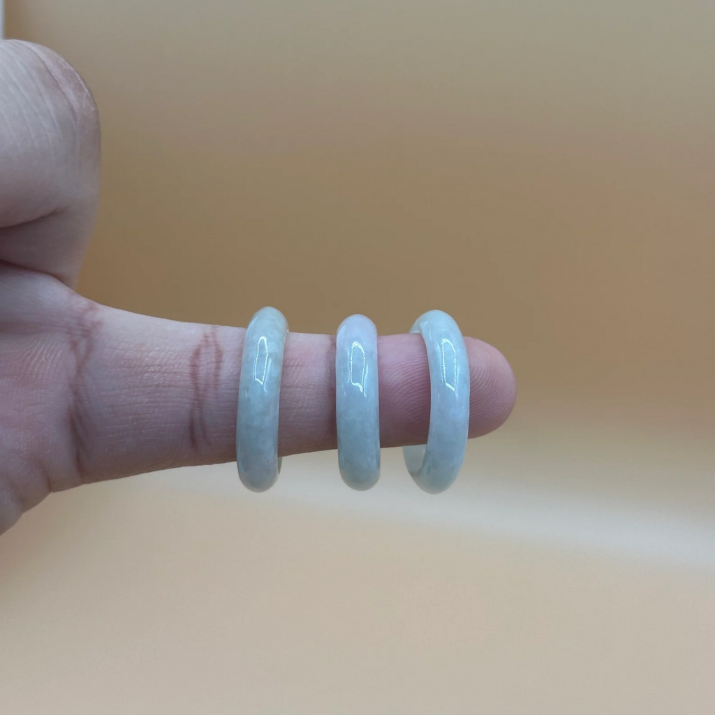 Natural A-grade jadei ring Burmese jade